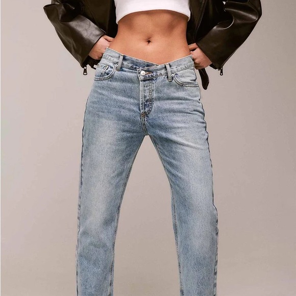 Princess Polly Holly Asymmetric Straight Leg Jean - Picture 5 of 11